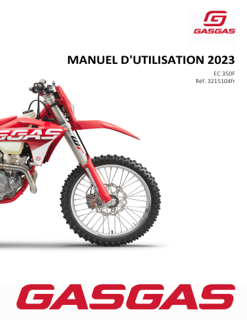 GASGAS EC 350F 2023 Manuel du propriétaire | Fixfr