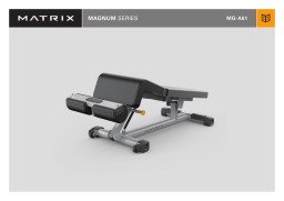 Matrix MG-A61 Magnum Adjustable Decline Bench Manuel du propriétaire