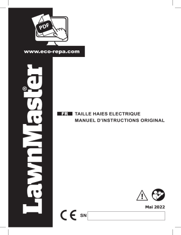 Lawnmaster WML-THEHT5501 TAILLE-HAIES Manuel du propriétaire | Fixfr