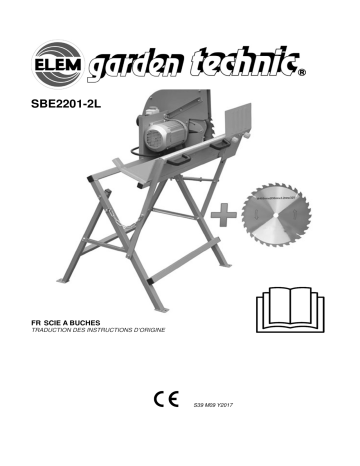 Elem Garden Technic SBE2201-2L SCIE A BUCHES Manuel du propriétaire | Fixfr