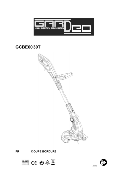 Gardeo GCBE6030T COUPE BORDURE ELECTRIQUE Manuel du propriétaire