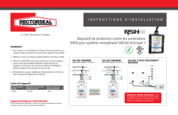 RectorSeal RSH-60 Surge Protective Device Mode d'emploi