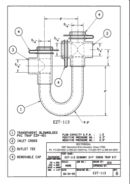 RectorSeal EZ Trap spécification