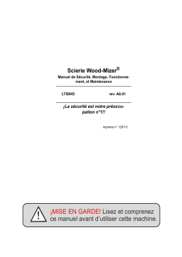 Wood-mizer LT50HD Manuel du propriétaire