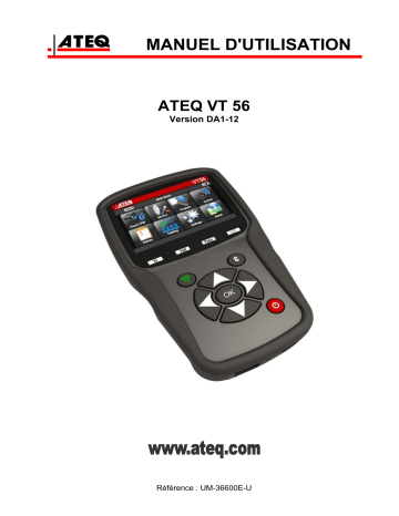 OBDII Module | VT56 Printer | ATEQ VT56 Docking Station Manuel utilisateur | Fixfr