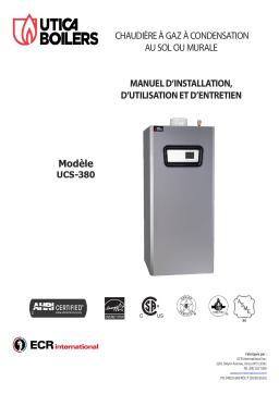 UTICA BOILERS UCS 380 Modulating Condensing Gas Boiler Manuel utilisateur