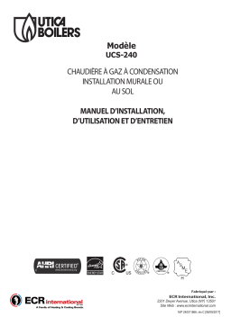 UTICA BOILERS UCS 240 Modulating Condensing Gas Boiler Manuel utilisateur