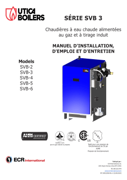 UTICA BOILERS SVB Gas Boiler Manuel utilisateur