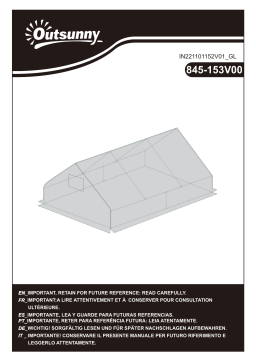 Outsunny 845-153V00DG 71" x 55" x 32" Mini Tunnel Greenhouse Mode d'emploi