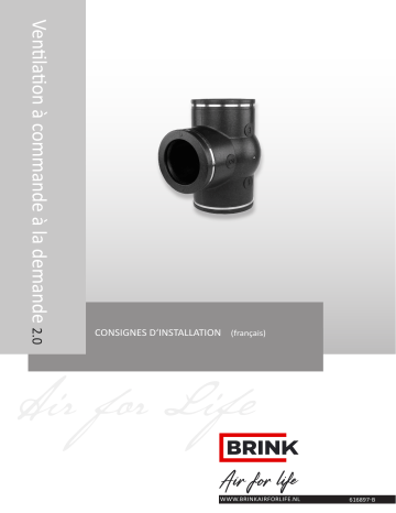 Brink Ventilation a commande a la demande 2.0 Guide d'installation | Fixfr