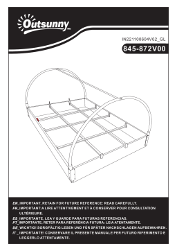 Outsunny 845-872V00ND 4' x 3' x 2' Raised Garden Bed Mode d'emploi