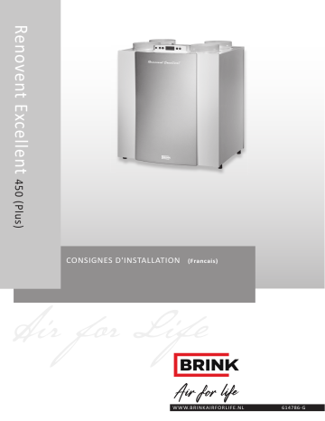 Brink Renovent Excellent 450 Guide d'installation | Fixfr