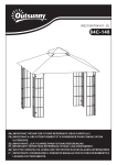 Outsunny 84C-148 10' x 10' Patio Gazebo Mode d'emploi