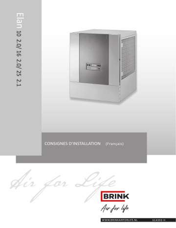 Brink Elan 10-16-25 Guide d'installation | Fixfr