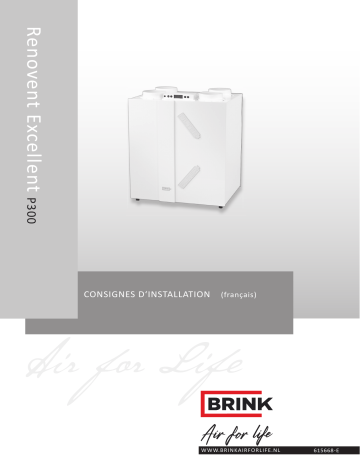 Brink Renovent Excellent P300 Guide d'installation | Fixfr