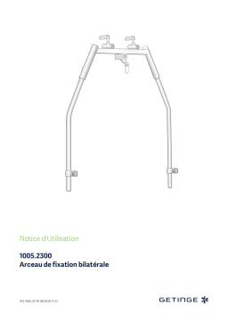 Getinge 000000000010052300 Cross-bar attachment Mode d'emploi