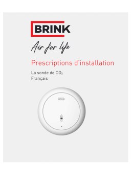 Brink CO2-sensor eBus Guide d'installation