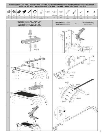 GYS BALANCING SYSTEM MIG LIFT PRO Manuel du propriétaire | Fixfr