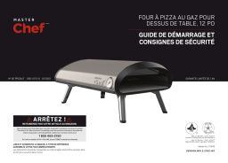 Master Chef 12" Tabletop Gas Pizza Oven Mode d'emploi