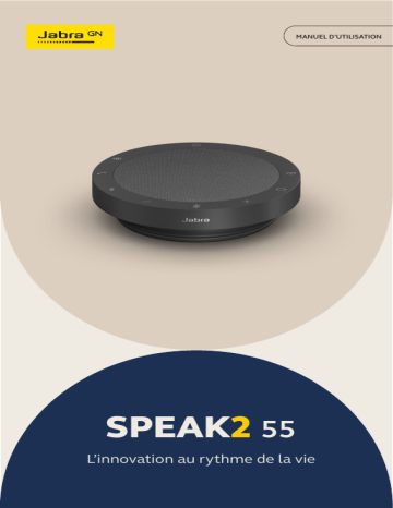 Speak2 55 MS Teams - Dark Grey | Speak2 55 UC - Dark Grey | Jabra Speak2 55 Manuel utilisateur | Fixfr