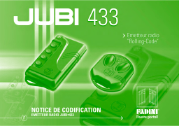 Fadini jubi433 Manuel utilisateur