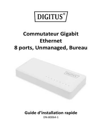 Digitus DN-80064-1 Guide de démarrage rapide | Fixfr