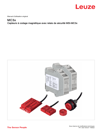 MC330-S2M8-A | Leuze MC330-S2-C02M12-A Sensor magnetcodiert Mode d'emploi | Fixfr