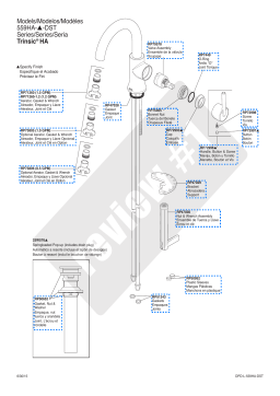 Delta Faucet 559HA-GPM-DST Trinsic® Single Handle Centerset Bathroom Sink Faucet Mode d'emploi