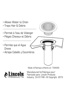 Jones Stephens 143813 Split System Screen Strainer for Kitchen in Stainless Steel Installation manuel