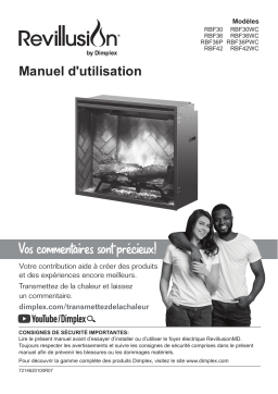 Dimplex Revillusion® Built-In Firebox Manuel du propriétaire
