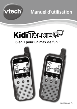 VTech - KidiTalkie Manuel utilisateur