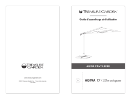 Treasure Garden AG19A Cantilever Manuel utilisateur