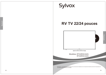 12V Smart TV 24 Pouces | Sylvox 12V Smart TV 22 Pouces Manuel utilisateur | Fixfr