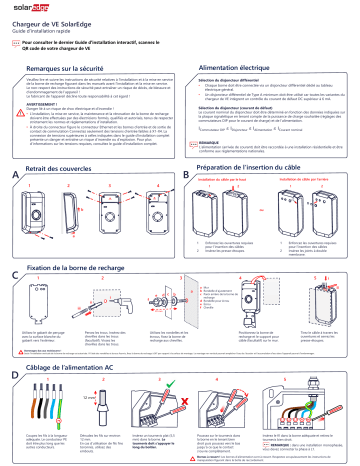 SolarEdge Chargeur de VE SolarEdge Guide d'installation | Fixfr