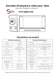 Anjielo Smart FR-7 inch video doorbell Manuel du propri&eacute;taire