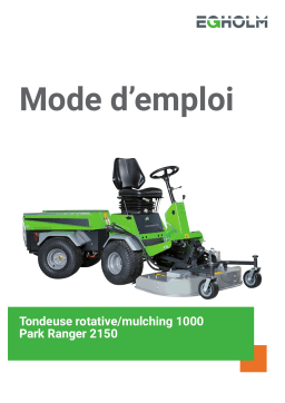 Egholm LM1000 Rotary Mulch Mower 1000 Manuel utilisateur