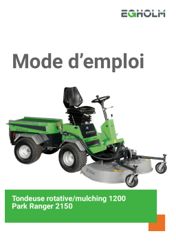 Egholm LM1200 Rotary Mulch Mower 1200 Manuel utilisateur