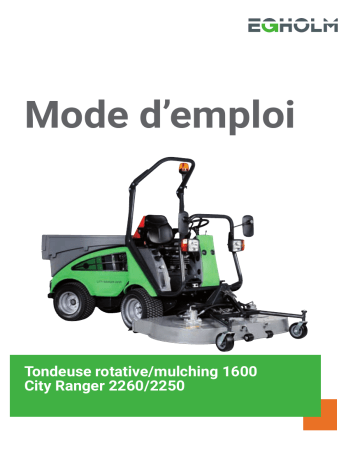 Egholm E70101231 Rotary Mulch Mower 1600 Manuel utilisateur | Fixfr