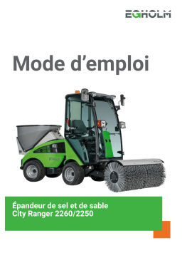 Egholm 22SG Salt Sand Spreader Manuel utilisateur