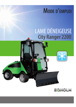 Egholm E70101281 Snow Plough Manuel utilisateur