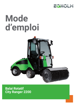 Egholm E70101061 Snow Sweeper Manuel utilisateur