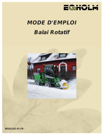 Egholm E90101101 Snow Sweeper Manuel utilisateur | Fixfr