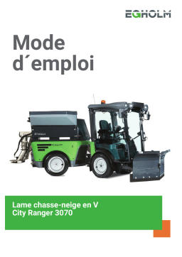 Egholm PS1500MKV Snow Vplough Manuel utilisateur