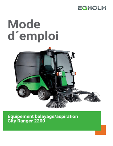 Egholm E70101001 Suction Sweeper Manuel utilisateur | Fixfr