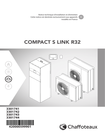Chaffoteaux ARIANEXT COMPACT S LINK R32 Installation manuel | Fixfr
