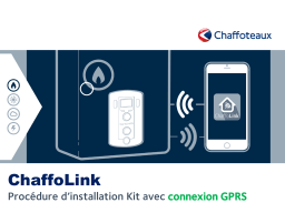 Chaffoteaux Kit connectivité ChaffoLink GPRS/LAN Installation manuel