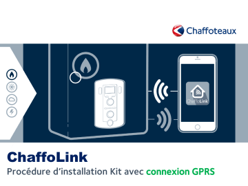 Chaffoteaux Kit connectivité ChaffoLink GPRS/LAN Installation manuel | Fixfr