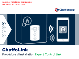Chaffoteaux Expert Control Link Installation manuel