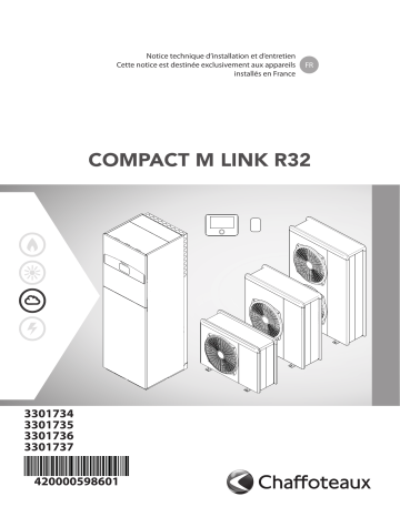 Chaffoteaux ARIANEXT COMPACT M LINK R32 Installation manuel | Fixfr