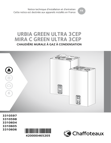 Chaffoteaux URBIA GREEN ULTRA Installation manuel | Fixfr